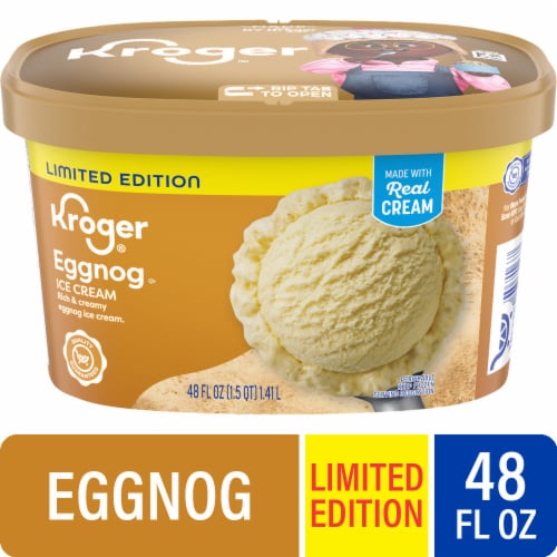 Kroger® Limited Edition Egg Nog Ice Cream Tub