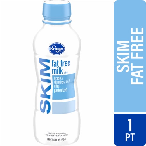 Kroger® Skim Fat Free Milk 16 fl. oz. Bottle