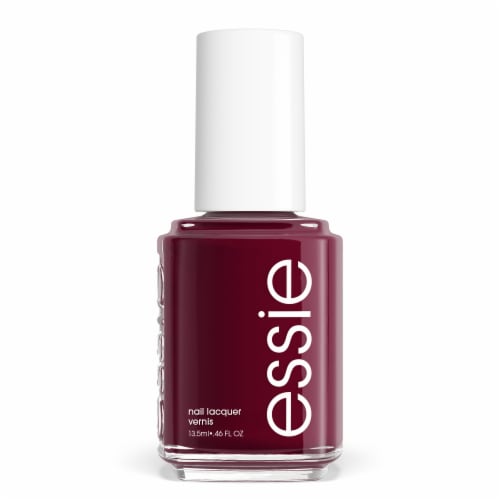 essie salon-quality nail polish, vegan, deep plum, Bahama Mama, 0.46 fl oz