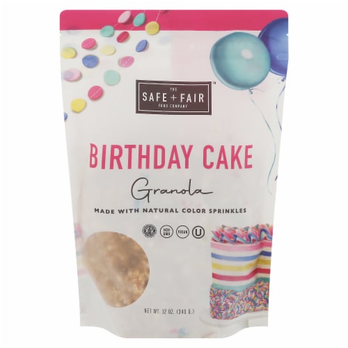 SAFE + FAIR Birthday Cake Granola