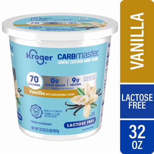 Kroger® CARBmaster® Vanilla Lactose Free Lowfat Yogurt Tub