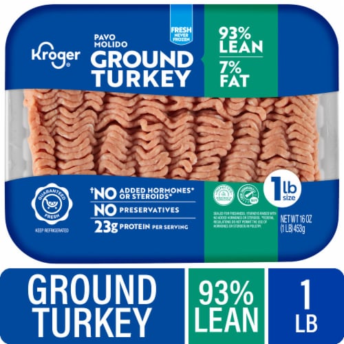 Kroger® 93/7 Lean Fresh Ground Turkey - 1 LB