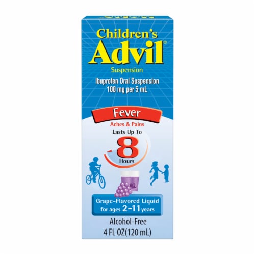 Children's Advil Pain Reliever and Fever Reducer, Children's Ibuprofen for Pain, Grape