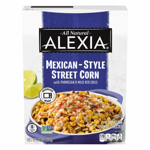 Alexia Mexican-Style Street Corn With Parmesan And Mild Red Chile Frozen Corn Side