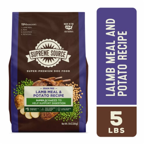 Supreme Source Grain-Free Super-Premium Lamb Meal and Potato Recipe Dog Food 5 lb