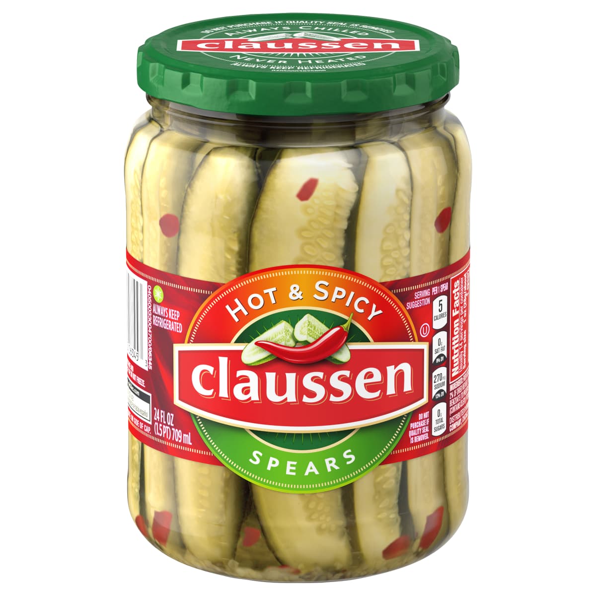 Hot & Spicy Pickle Spears