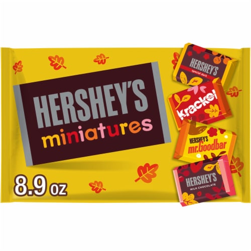 HERSHEY'S Miniatures Assorted Chocolate Fall Candy Bag