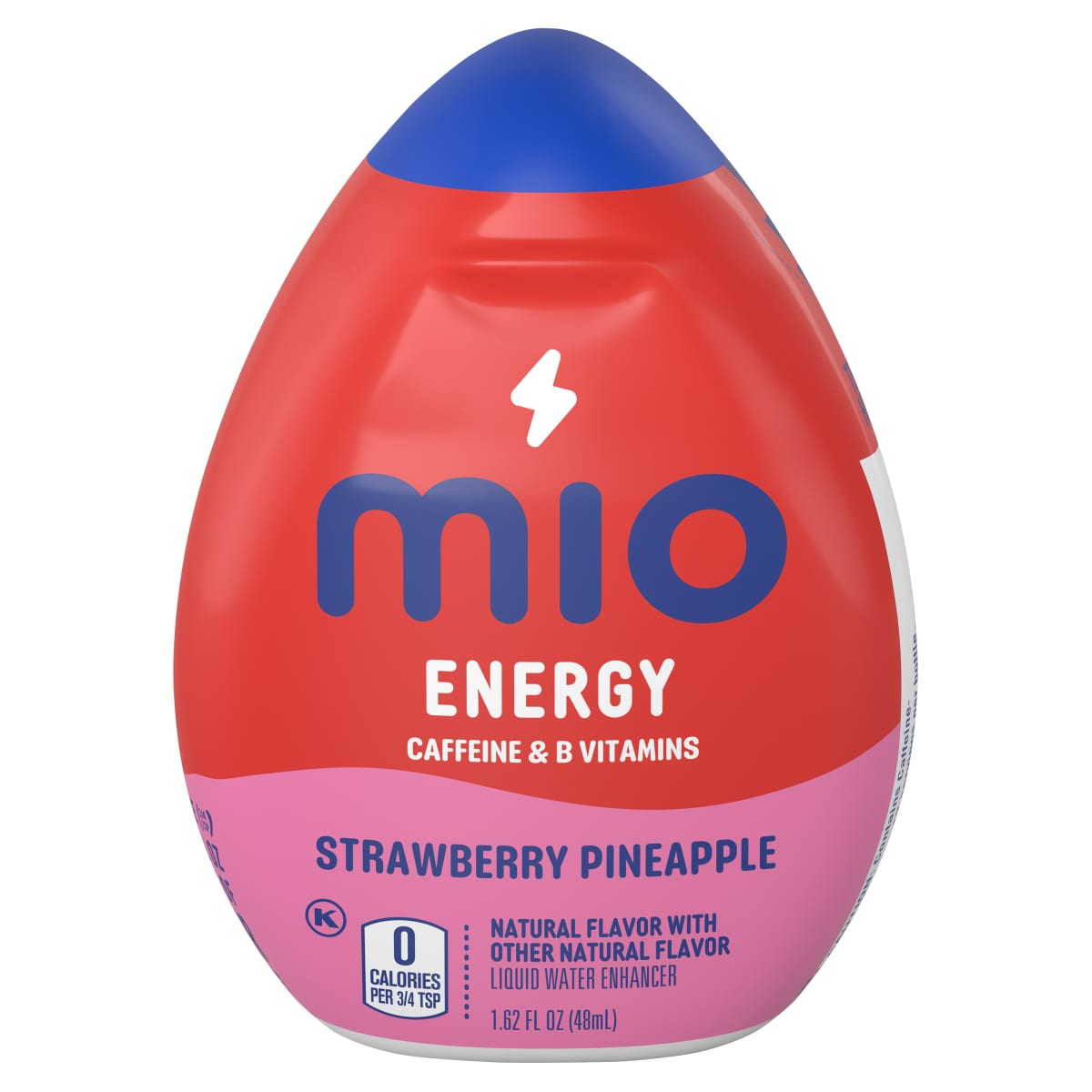 Strawberry Pineapple Smash Naturally Flavored Liquid Water Enhancer with Caffeine & B Vitamins