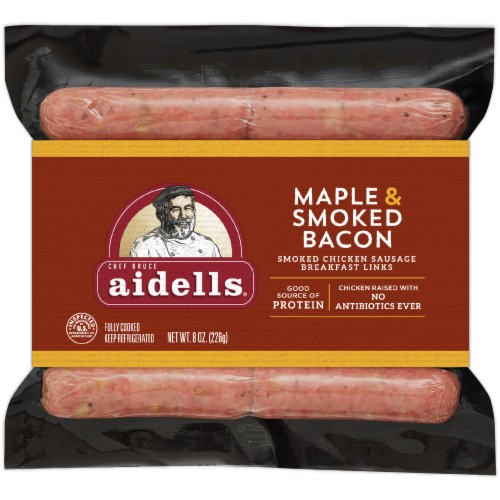 Aidells® Smoked Chicken Sausage Breakfast Links Maple & Smoked Bacon