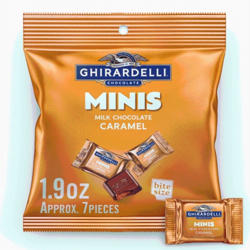 Ghirardelli® Milk Chocolate Caramel Minis Candy Bag