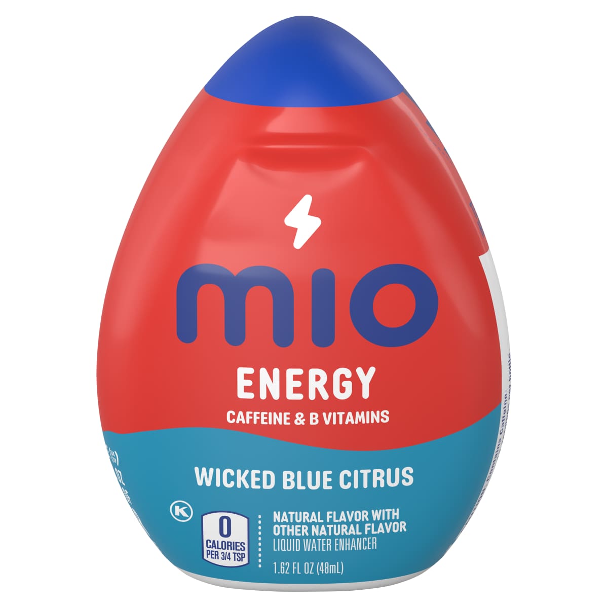 Wicked Blue Citrus Naturally Flavored Liquid Water Enhancer with Caffeine & B Vitamins