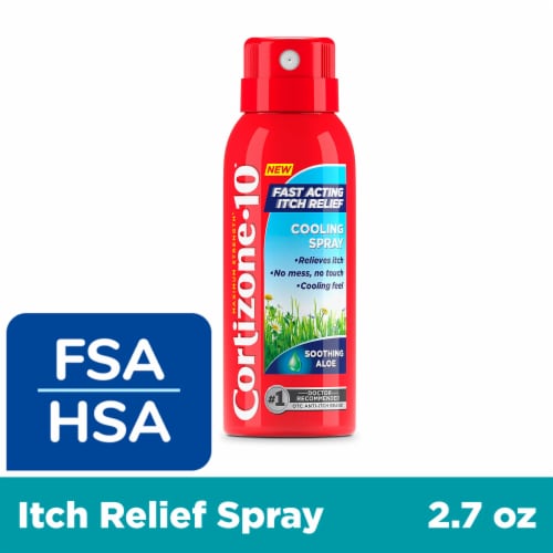 Cortizone 10® Maximum Strength Itch Relief Cooling Spray with Hydrocortisone 1% and Soothing Aloe