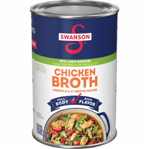 Swanson® 33% Less Sodium Chicken Broth