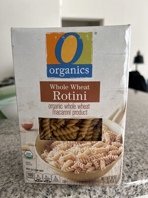 O Organics 100% Whole Wheat Rotini