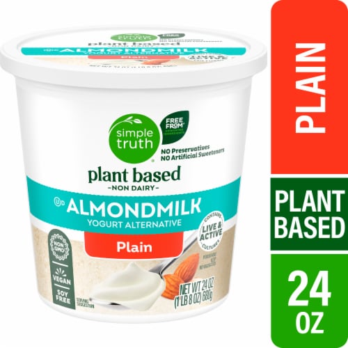 Simple Truth® Plain Dairy Free Vegan Almond Milk Yogurt Alternative Tub
