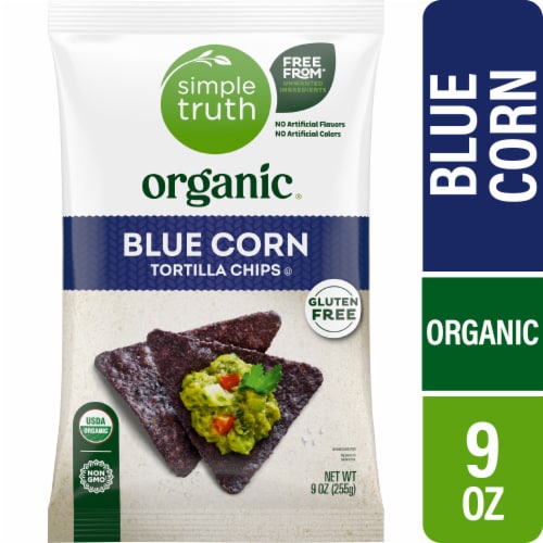 9 OZ SIMPLE TRUTH ORGANIC BLUE CORN TORTILLA