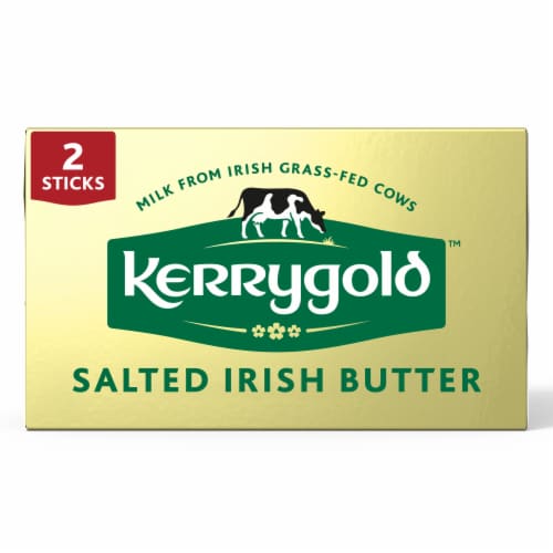 Kerrygold Irish Grass-Fed Salted Butter Sticks, 8oz