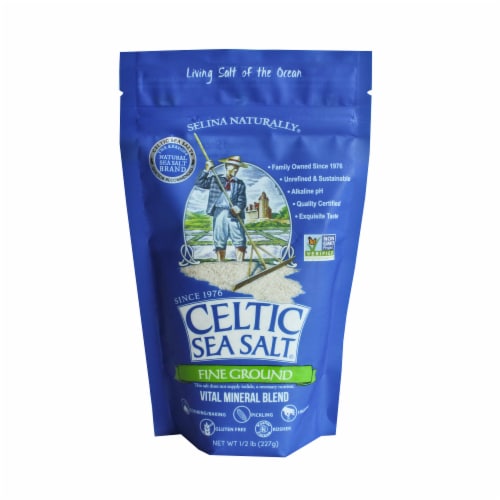 Selina Naturally Celtic Sea Salt Fine Ground Bagged