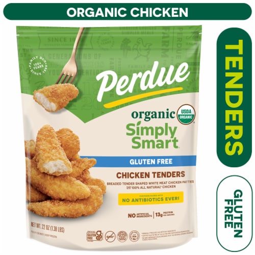 Perdue® Simply Smart® Organic Gluten-Free Frozen Fully Cooked Breaded Chicken Breast Tenders