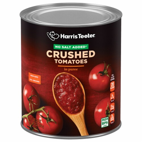 Harris Teeter® No Salt Added Crushed Tomatoes in Puree Can