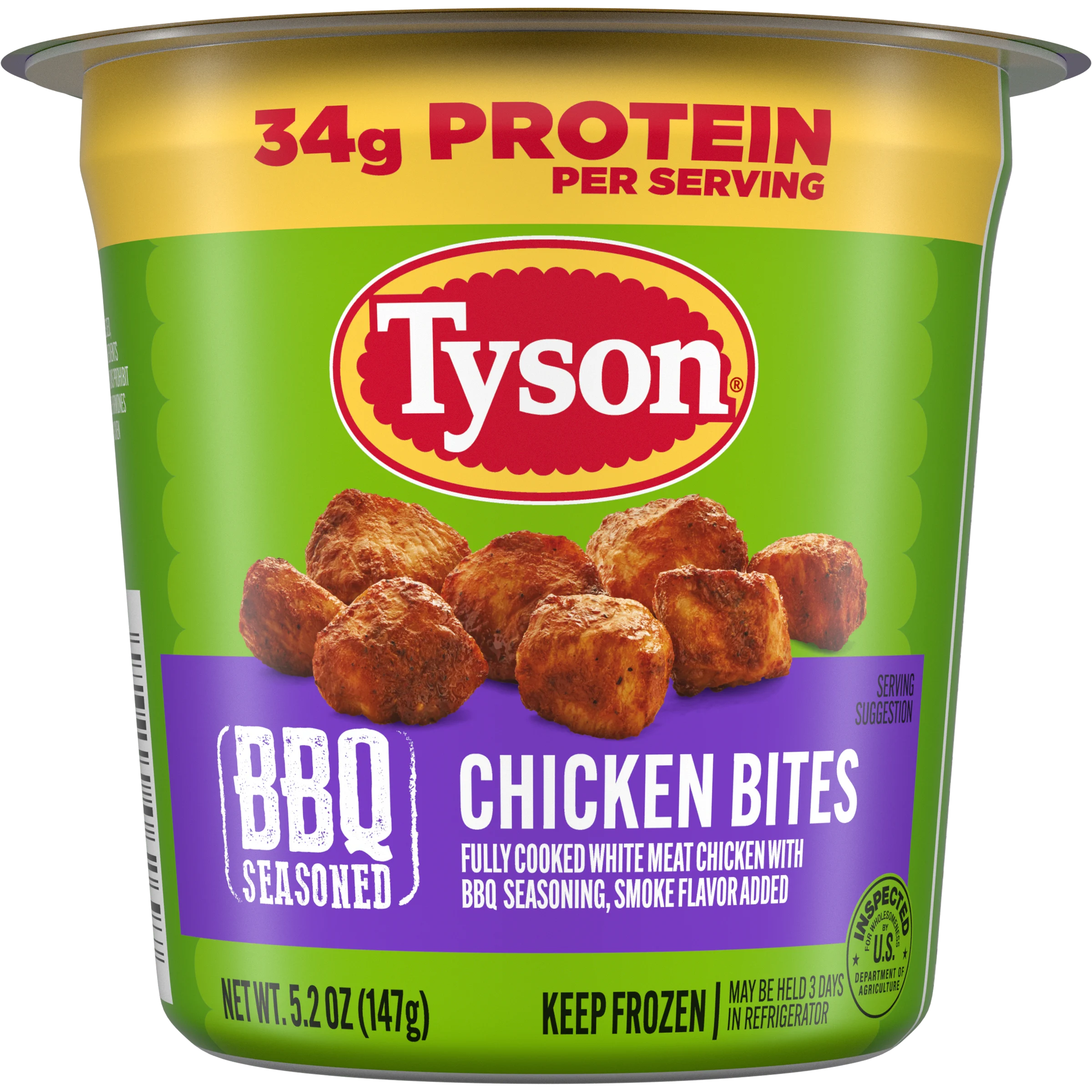 Tyson BBQ Seasoned Chicken Bites Cup
