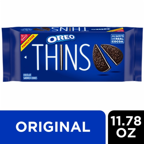 OREO Thins Chocolate Sandwich Cookies Family Size