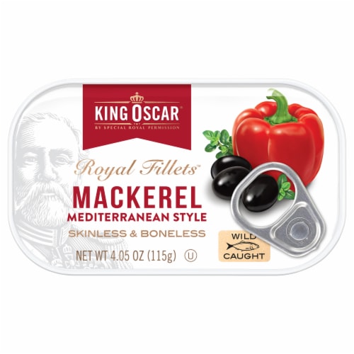 King Oscar® Royal Fillets™ Mediterranean Style Skinless & Boneless Mackerel