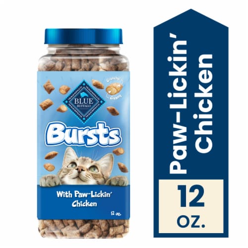 Blue Buffalo Bursts Crunchy & Creamy Cat Treats Paw-Lickin' Chicken