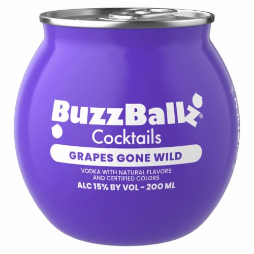 BuzzBallz Grapes Gone Wild Cocktail Single Bottle