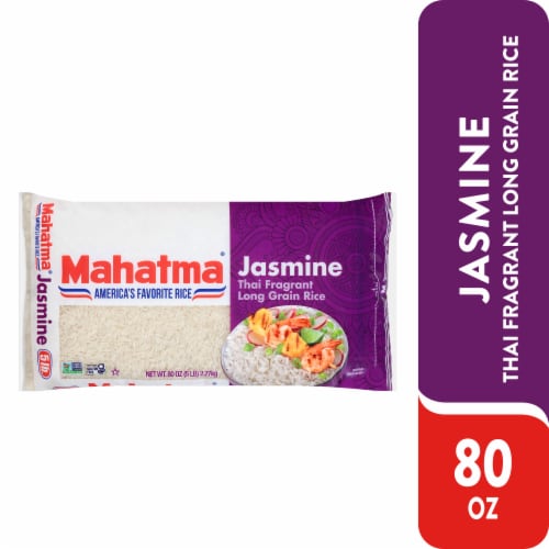 Mahatma Thai Fragrant Jasmine Rice, Uncooked Rice, 80 oz (2.27kg)