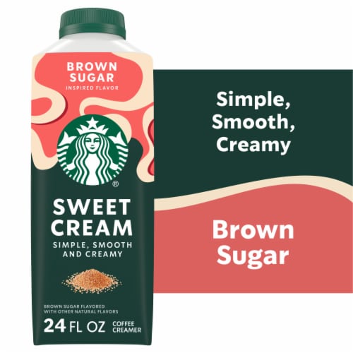 Starbucks Brown Sugar Flavored Sweet Cream Creamer Perfect for Cold Brew & Iced Coffee