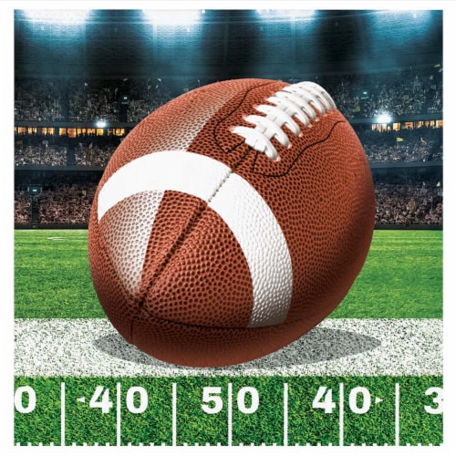 Creative Converting Fan Zone Football Cocktail Napkins