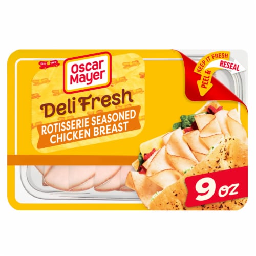 Oscar Mayer Deli Fresh Rotisserie Seasoned Chicken Breast Thin Sliced Lunchmeat