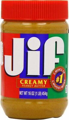 Jif Creamy Peanut Butter 18oz