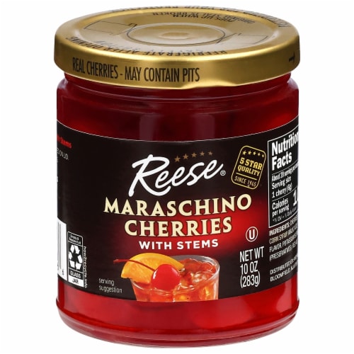 Reese® Red Maraschino Cherries With Stem
