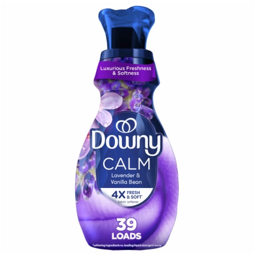 Downy Ultra Soft + Calm Lavender & Vanilla Bean Liquid Fabric Softener Fabric Conditioner