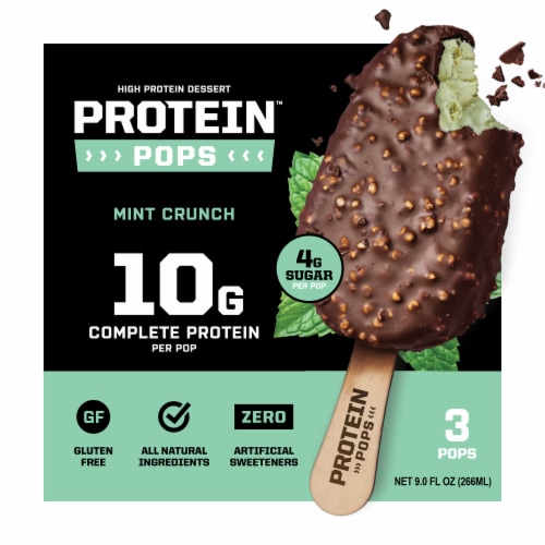 Protein Pops Mint Crunch High Protein Ice Cream Pop