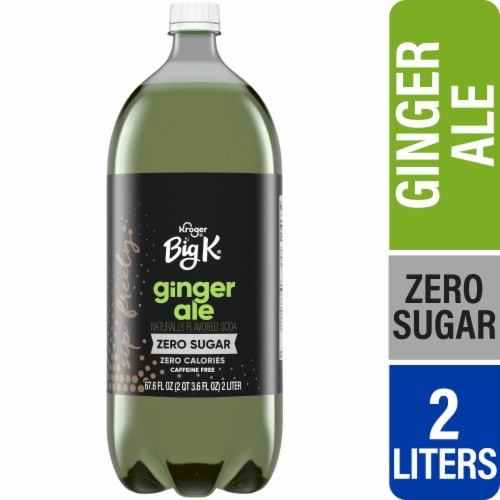 Big K® Ginger Ale Zero Sugar Caffeine Free Soda Bottle