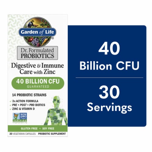 Garden of Life® Dr. Formulated Once Daily Digestive & Immune Support Gluten-Free Capsules