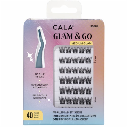 Cala® Pre-Glued Glam & Go Lashes - Medium Glam