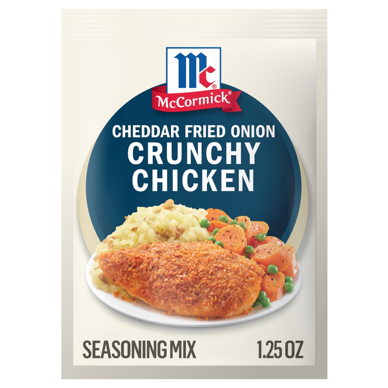 McCormick Cheddar Fried Onion Crunchy Chicken Seasoning Mix, 1.25 oz