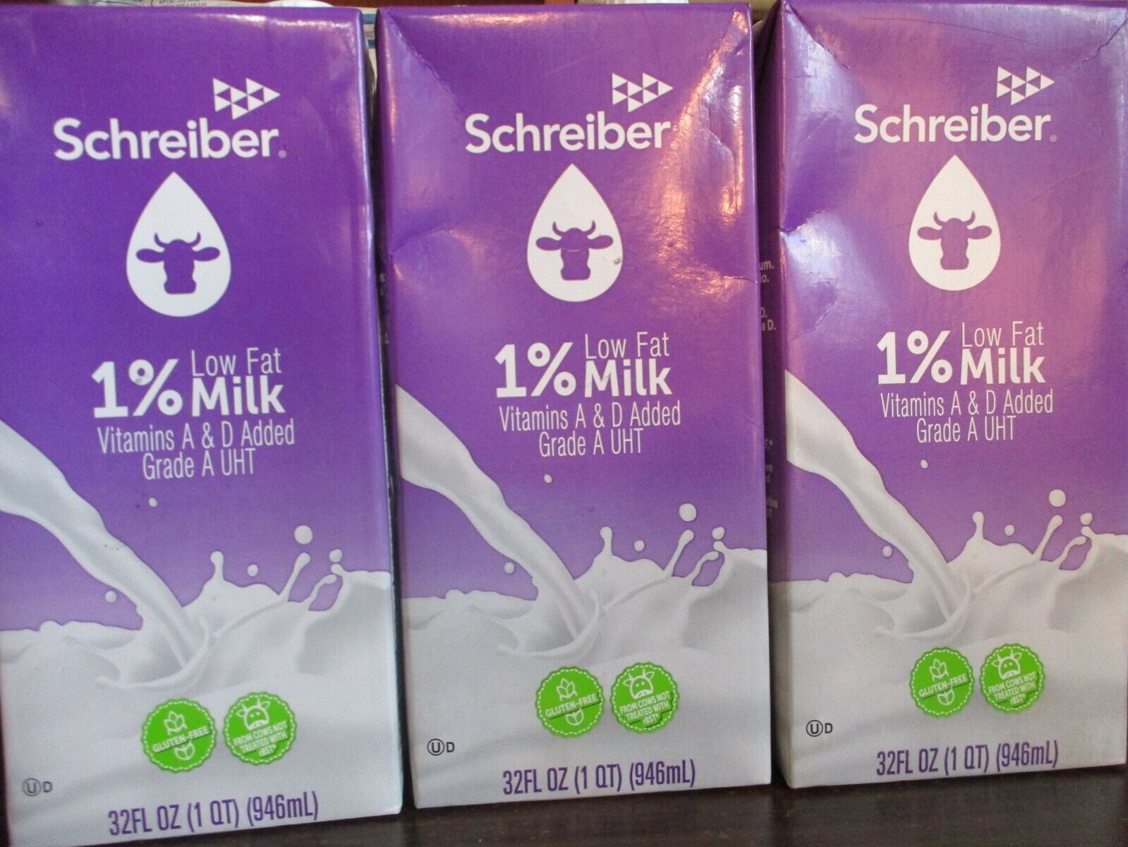Schreiber 1% Lowfat Milk Grade A UHT