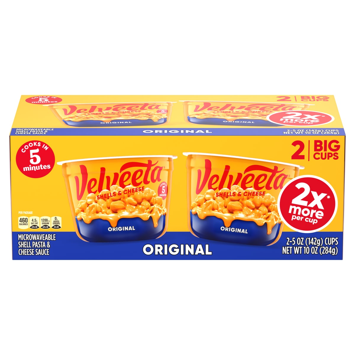 Shells & Cheese Original Microwaveable Shell Pasta & Cheese Sauce Big Cup