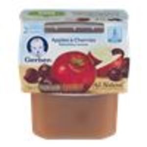 Gerber Apple Cherry 2pack 4oz each