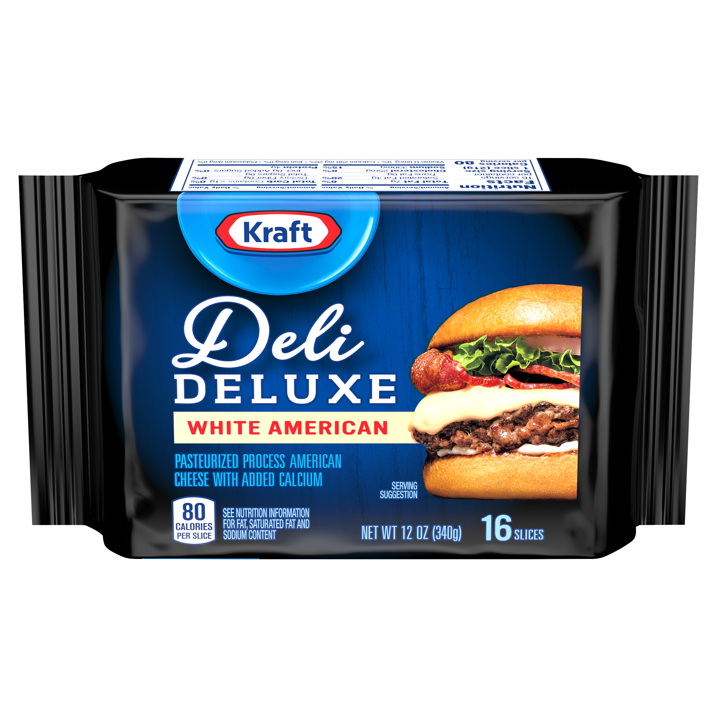 Deli Deluxe White American Cheese Slices