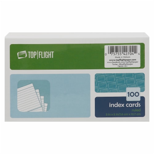 Oxford® Ruled Index Cards - White
