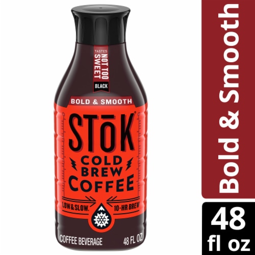 SToK Not Too Sweet Black Cold Brew Coffee Bottle