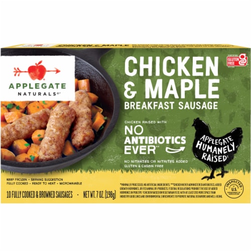 Applegate Natural Chicken & Maple Frozen Breakfast Sausage