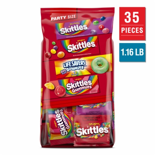 Skittles & Skittles Gummies & Life Savers Gummies Fun Size Variety Pack Bulk Bag