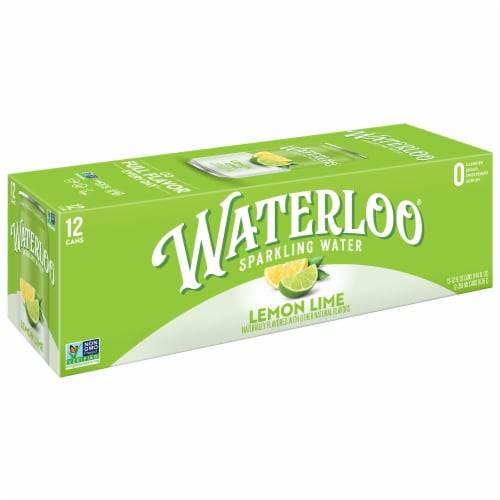Waterloo® Lemon Lime Flavored Sparkling Water Cans